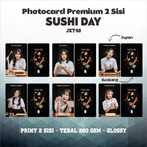 Photocard JKT48 Sushi Day Edition 2023 Unofficial Photo Card Kartu