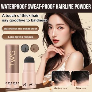 Hairline Powder Hair Shadow Fluffy Powder Natural Waterproof Sweatproof Fill Hairline Filling Forehead Hairline Cover Artifact
