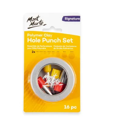 Mont Marte Polymer Clay Cutters /Rollers/Hole Punch /Clay Blades