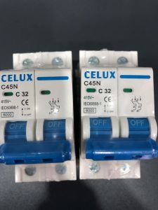 CELUX C45N Circuit Breaker 415V C 32 6000A IEC60898-1