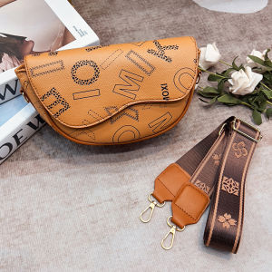 Homer Arkisha Semi-Circle Saddle Bag Fashion Crossbody Bag for Women