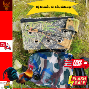 Mua 1 được 4_combo túi gà mồi viptúi mồi túi bổi xích chân cọc_cực rẻ