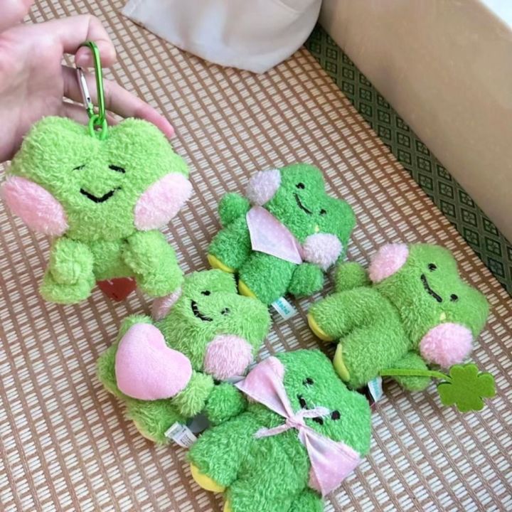 QMTJSH Plush Frog Plush Keychain Cartoon Frog Soft Frog Doll Plush ...