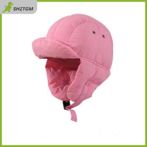 【SHZTGM】 หมวกนักบินบอมเบอร์บุนวมสีพื้นมีแผ่นกันความร้อนที่ปิดหูหมวกดักความร้อนแบบสวมหัวหมวกนักบินสกีสไตล์เกาหลีย้อนยุค