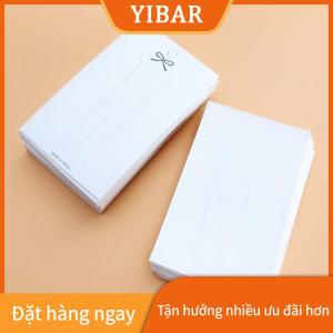 YIBAR 50 cái kẹp tóc trắng thẻ đính bao bì tóc hiển thị tông tóc Clip