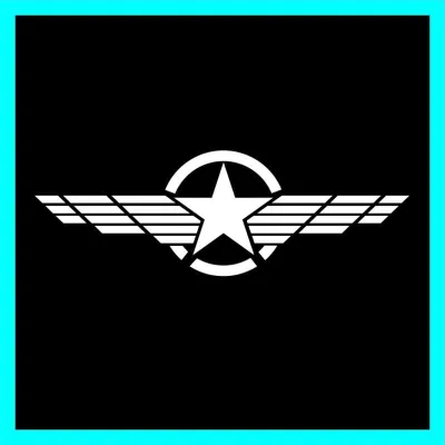 Star with Wings Motorcycle Sticker Waterproof And Car Sticker Waterproof Design Hologram Sticker Decals Helmet Stickers