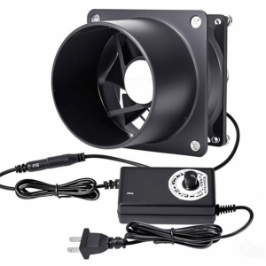 MARINI 12V Quạt hút ống dẫn 8cm Tốc độ điều chỉnh Quạt hút Bền bỉ Máy hút mùi cho thiết bị điện tử vỏ máy in 3D hàn thông gió