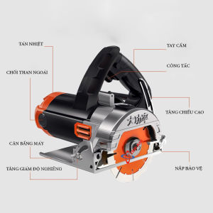 Dụng cụ cắt đa năng cầm tay 1600W máy cắt chuyên dụng gạch và gỗ hiệu quả làm việc nhanh chóng bền bỉ