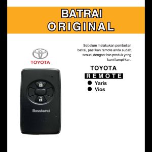 [ COD ] Baterai remote kunci keyless mobil toyota Yaris Vois CR 1632 Original Panasonic Termurah