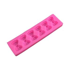 Flower Bowknot Silicone Molds Baking Tool Fondant Cake Decorating Molds for Making Chocolate Candy Soap