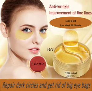 60pcs Eye mask sleeping Collagen Eye Patch Reduce Eye Fine Lines Remove Dark Circles for Skincare Starter Face Mask Soft Natural Moisturizing Remover Patch Original for Men Eye Depuff Mask Eye Patch Skin Care Eye Patch Hydrogel Eyebag Patch Gel 24K Gold