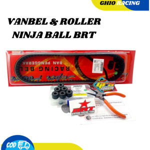Paket V- belt Vanbelt & Roller BRT Ninja Ball Ready All Type Motor PCX Vario Nmax Aerox Genio Mio