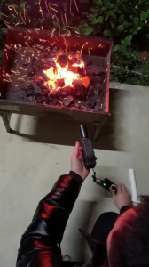 97mm x 33mm cho DC Blower 110V 220V được cấp nguồn AC Fan 9733 cho dã ngoại nướng bếp lò nấu DIY làm mát thông gió exh