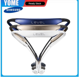 100% Original Samsung Level U In-Ear Binaural Neck-Hanging Headphones Wireless Bluetooth 4.1 Headphone Noise Reduction Suitable for Samsung