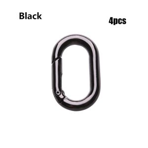 VERMILL 1/2/4/5pcs Zinc Alloy Plated Accessories Snap Bottle Hooks Handbags Clips Bag Belt Buckles Spring Oval Rings Outdoor Carabiner