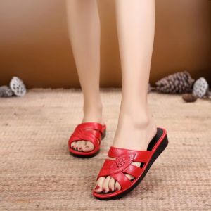 [Free Shipping] In-Stock Plastic WomenS Sandals Wedge Heel Casual WomenS Slippers One-Strap Inflatable Sole Sandals for Women