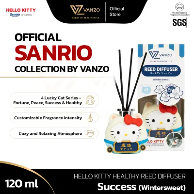 VANZO Hello Kitty Healthy Reed Diffuser - Health / White Musk (120ml)