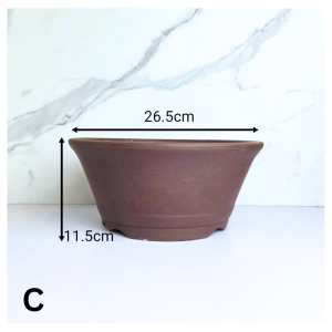 The Leaferie Bonsai (Series 89) plant pots Zisha flowerpot . flowerpots . flower pot . planter . planters . Flowers