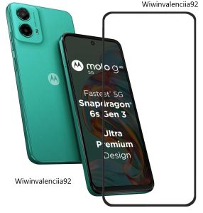 NEW - TG Screen Protector Full COVER CLEAR 5G For MOTO G45 5G Tempered Glass STATIC Original ORI Temperd Kaca CLear Bening Glossy Anti Gores Tempred Pelindung Layar Ful 4g 5g go45tyle go 4 5tyle 45 5 45tyle Style G Motorola rola