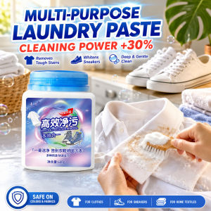 30% Increased Cleaning Power Multi-Effect Laundry Detergent Powerful Laundry Cleaning Paste Stain Remover Fabric Whitener Brightener Grease Cutter