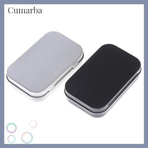 [Cumarba] Survival Kit Tin Small Empty Metal Tin Flip Storage Box Case Organizer For Money Candy Key