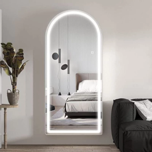 Kaca Cermin Full Body Led Aesthetic Cermin Gantung