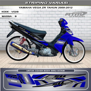 Stiker striping variasi yamaha vega zr