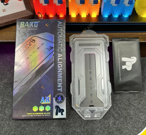 Kính Cường Lực Iphone 11 12 13 14 15 16 pro max x/xs Xr Xs Max - Baiko khung tự dán