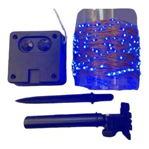 Flexible Solar Copper Wire LED String Lights Outdoor Waterproof Decorative Light Festival Lighting Easy Installation