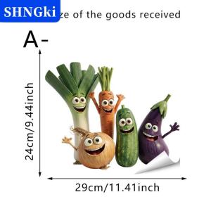 SHNGki Cá nhân cảm xúc rau dán tường cho trang trí nội thất PVC tự dính căng thẳng miễn phí cài đặt