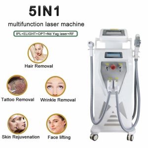 ND Yag IPL OPT Laser Hair Removal Tattoo Machine AcneTreatment RF Skin Care Machine