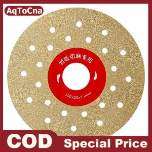 AqToCna 1PC Rock Slab Flat Grinding Cutting Piece 100mm Super Thin Cutting Disc For Porcelain Glass Ceramic Tile Diamond Saw
