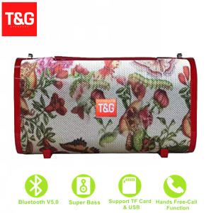T&G Tg123 HiFi Clear Super Bass Stereo Subwoofer Outdoor Sound Box Waterproof Portable Wireless Bluetooth Speaker