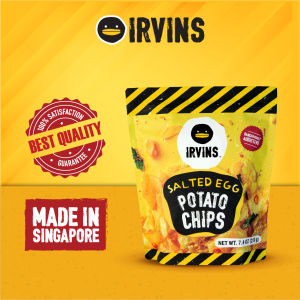 Khoai tây trứng muối Salted Egg Potato Chips 210g IRVINS