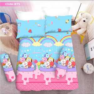 SPREI KARAKTER MOTIF BT21 / SPREI KARTUN BTS / SPREI BT21