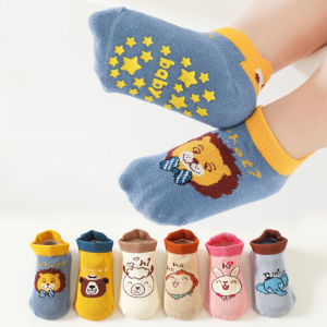Lawadka 0-3T Cotton Baby Socks For Girls Boys Newborn Floor Girls Boys Toddler Socks Anti Slip Casual Short Childrens Home Sock h260729