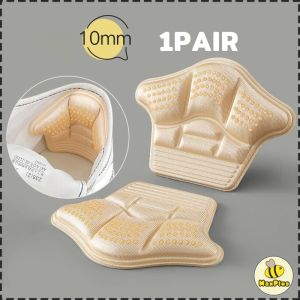MaxPlus 1 Pair Heel Protectors Size-Adjustable Cushions with Adhesive Back for Foot Care