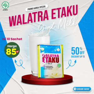 Susu Bubuk Kambing Etawa Walatra Etaku Goat Milk 100% Original With Nano Technology Bukan Etawaku ETamilku Popolis Beepollen Madu Ataupun Goat Milk plus