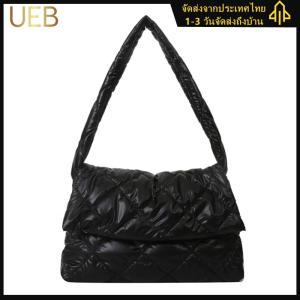 【UEB】กระเป๋าโท้ทผู้หญิงอ้วนมีสไตล์กระเป๋าใต้วงแขนความจุขนาดใหญ่พร้อมสายรัดปรับระดับได้สำหรับใช้ในสำนักงานทุกวันกระเป๋าเดินทางแบบเรียบง่าย