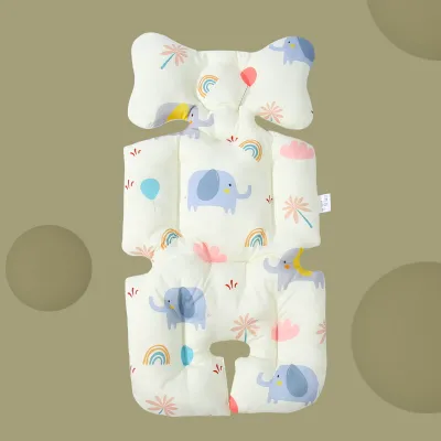 Baby Stroller Cushion Portable Car Seat Chair Kusyen Stroller Bayi Extra Thick Soft Cotton Stroller Pad Newborn Pillow