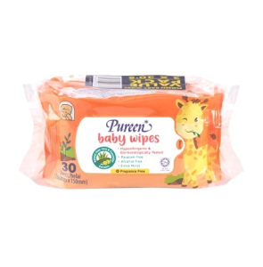 LOWEST！！！Pureen Baby Wipes Fragrance Free 2X30s