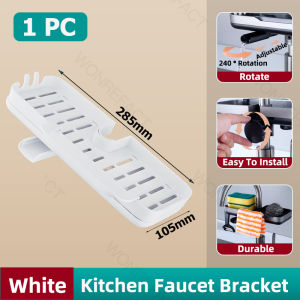 Kitchen Tray Kitchen Sink Faucet Rack Drain Shelf  Towel Faucet Soap Sponge Holder Storage Shelves