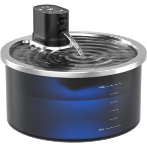 3.2L Pet Water Fountain for Cat Dog Water Dispenser Automatic Wireless Sensor Rechargeable Cat Water Fountain Drinking Dispenser