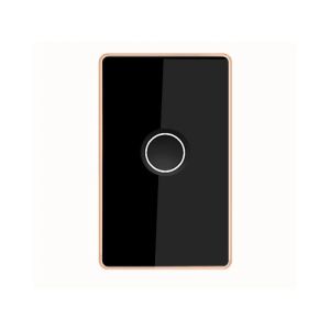 [Zigbee 3.0]Công Tắc Nút Lõm Thông Minh Zigbee Tuya 1234 Nút Lõm Viền Vàng Điều Khiển Từ Xa Dùng App Tuya Smart Hoặc Smartlife Hình Chữ Nhật