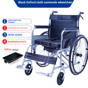 Foldable Wheelchair Lightweight Portable Wheelchairs For Elderly Manual Portable Travel Push Chair Scooter For Elderly Patients With Package Travel Wheel Chairs Foldable 轮椅