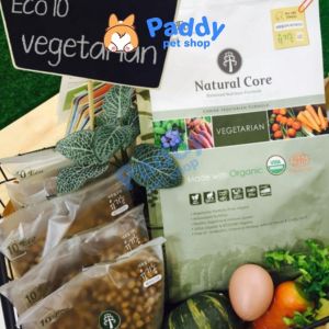 Hạt Chay Cho Chó Hữu Cơ Natural Core  - Gạo Lứt Khoai Lang & Nhân Sâm