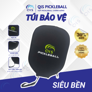 ( QIS Chính Hãng ) Túi Đựng Vợt Pickleball  - Túi Bảo Vệ Mặt Vợt  Khóa Zip 3 Lớp Chất Liệu Polyester Cao Cấp Bền Bỉ