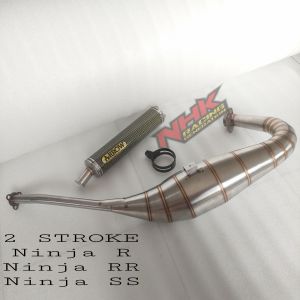 KNALPOT ARROW NINJA R RR SS 150 SUARA KERING BAHAN SILINCER KARBON KEVLAR SERAT KARBON ASLI