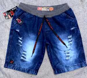 JURAGAN JEANS CELANA PENDEK JEANS PRIA SOBEK SOBEK