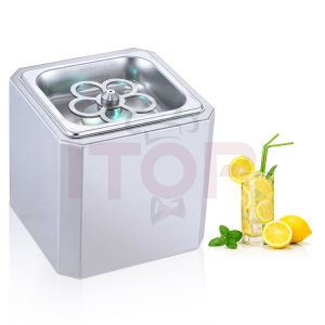 ITOP Fast Frost Ice Cup Machine Glass Froster Cup Cooler for Drinks Quick Cooling for Beer Wine Stainless Steel Chiller Connect CO2 Gas Cylinder Commercial Bar Tools